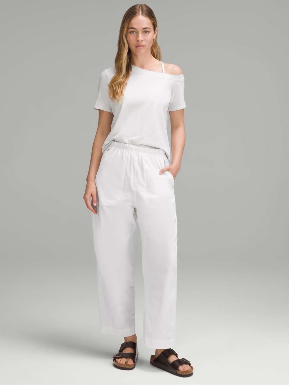 NWT lululemon athletica Off-Shoulder Cotton T-Shirt